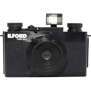 Compact film camera Ilford Pixie 35-II black — Ilford PIXIE model, compact 35mm point-and-shoot