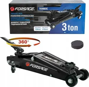 Low-profile 3-ton Rotary 360° Vehicle Jack Forsage F-T83003C