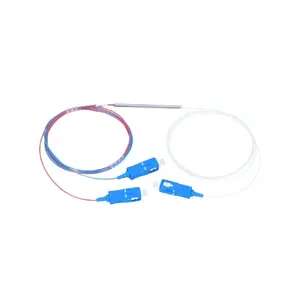 Fiber optic cable splitter Extralink 1:2 FBT SC/UPC 45:55, 900 µm, 1 m, PVC