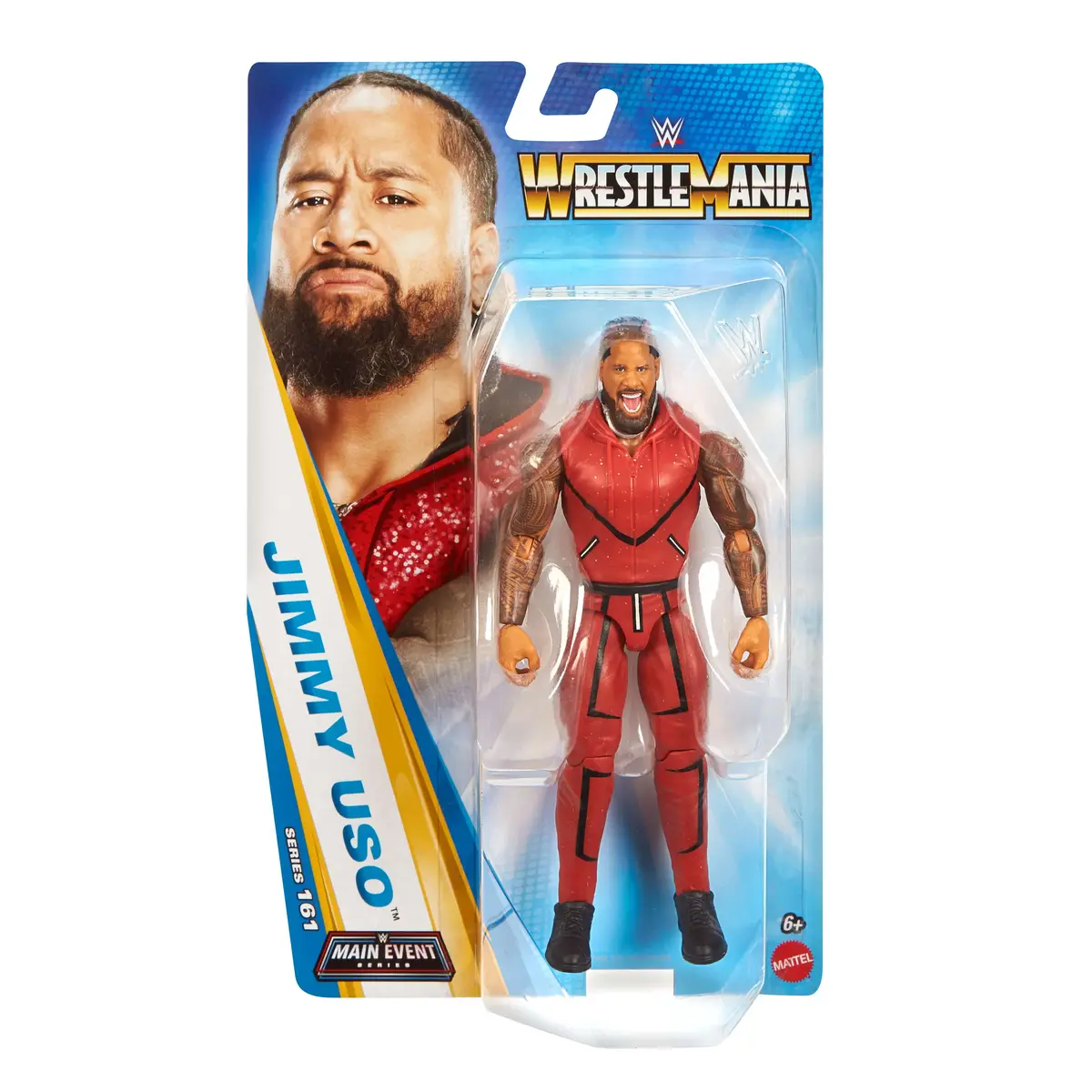 MATTEL WWE Jimmy Uso 6" figūra — Main Event #161 Photo 2