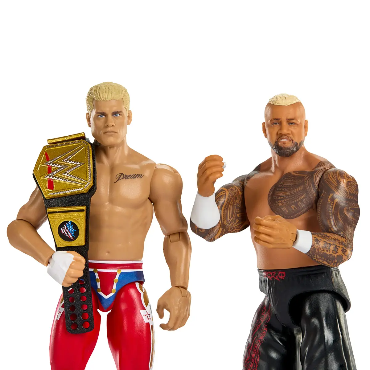MATTEL WWE Main Event Showdown Cody Rhodes vs Solo Sikoa 2-pack Photo 2