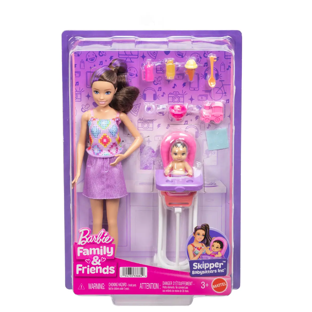 Spēļu komplekts MATTEL Barbie Skipper Babysitters Inc. JJB44 Photo 3