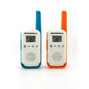 Рация Motorola T42 набор из 2 портативных радиостанций — 16 каналов, ЖК-дисплей, до 4000 м, блокировка клавиатуры, индикация разряда