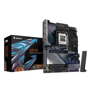 GIGABYTE X870E AORUS MASTER X3D ATX материнская плата — Socket AM5, 18+2+2 VRM, DDR5 до 9000Hz (OC), 2×PCIe5.0 + 3×PCIe4.0, Wi‑Fi 7, 10GbE, USB4