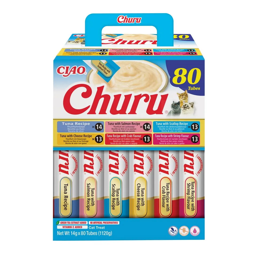 Mitrā kaķu barība INABA Churu 80P