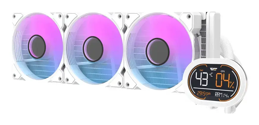 Darkflash DH360D White all-in-one CPU cooler Photo 2