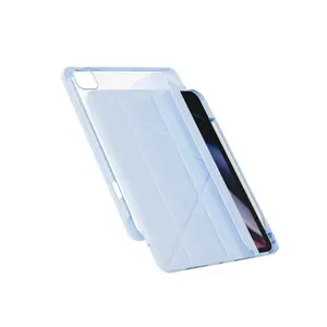 Tablet flip case Epico for iPad Pro 12.9" (2018–2022) and iPad Air 13" M2/M3 — light blue