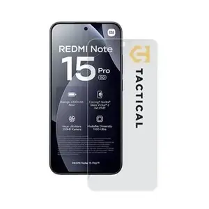 Tempered Glass Screen Protector Tactical for Xiaomi Redmi Note 15 Pro, 2.5D Clear