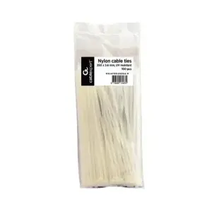 Cable ties GEMBIRD 250 x 3.6 mm, pack 100, frost and UV resistant
