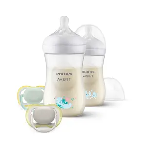 Набор для кормления Philips Natural Response SCD837/11 — бутылочка и пустышка, набор для новорожденных