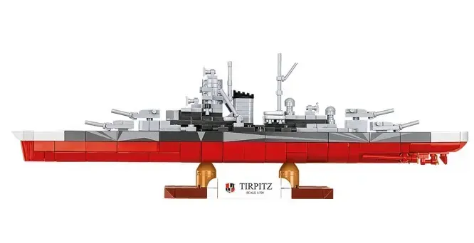 Cobi Kara kuģis Tirpitz, 593 detaļas Photo 6