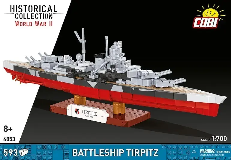 Cobi Kara kuģis Tirpitz, 593 detaļas Photo 10
