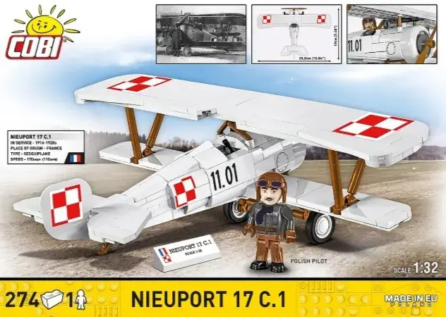 Cobi Nieuport 17 C.1 komplekts Photo 7