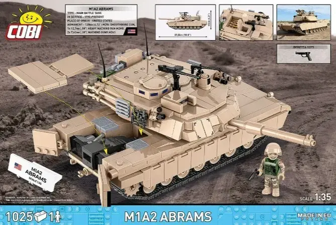 Cobi M1A2 Abrams bricks set COBI-2632 Photo 9