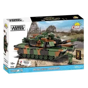 Construction set Cobi M1A2 SEPV3 Abrams model with 1,065 bricks