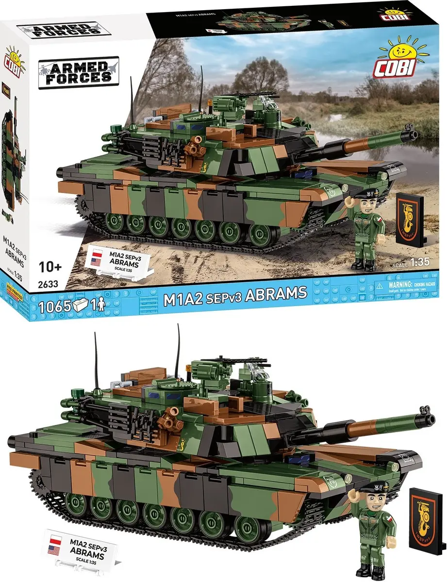Cobi M1A2 SEPV3 Abrams construction set Photo 13