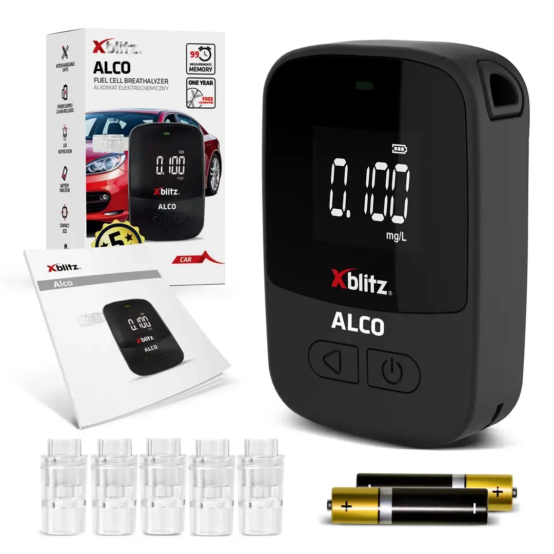 Xblitz ALCO portatīvais elektroķīmiskais alkohola mērītājs Photo 6