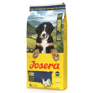 Sausais pārtikas ēdiens kucēniem JOSERA Kids 12,5 kg — Vistas un rīsi, vidējām un lielām šķirnēm, bez glutēna