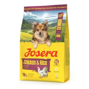 Сухой корм для собак JOSERA Mini Senior Chicken & Rice 3 кг для маленьких пожилых собак