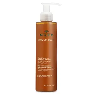 Attīrošais želejs Nuxe Rêve de Miel 200 ml — sausai un jutīgai ādai, mīkstina un nomierina