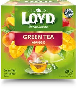 Loyd flavored green tea with mango 20 bags x 1.5 g (tea bags)