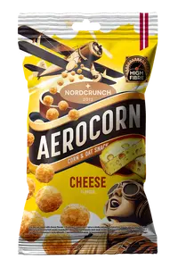 Snack Aerocorn corn and oat snack with cheese flavor 25 g