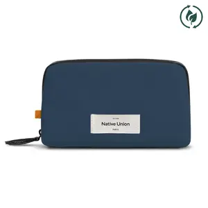 Organizer pouch native union WFA Stow Lite Organizer Navy – compact travel storage for cables and accessories