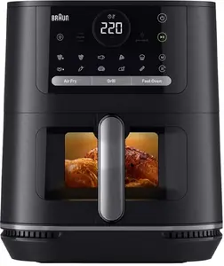 Аэрогриль BRAUN HF5075IBK — настольная горячая воздушная фритюрница