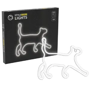 Neon-style decorative light MANTA SNL70WH Style Neon Lights CAT 2 White 70 cm