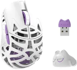 Игровая мышь WLMouse Beast Miao с оптическими переключателями Omron — белая