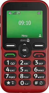 Mobile phone Doro E10 Red 4G — Doro 9085, 4G connectivity, basic GSM handset
