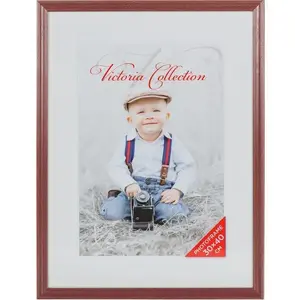Photo frame Victoria Collection Memory 30x40 cm, mahogany finish