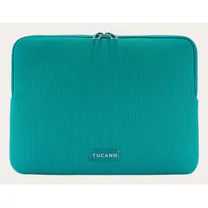 Toploader laptop bag TUCANO Colore for 14" (35.6 cm) — PET material, monochromatic petrol