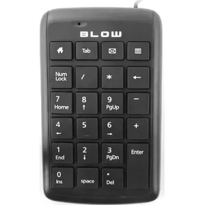Wired keyboard BLOW KP-23 black US layout, compact 84-key