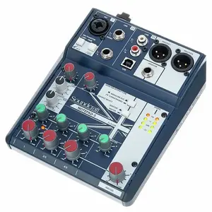 Компактный 5‑канальный аналоговый микшер Soundcraft Notepad-5 с USB‑аудиоинтерфейсом и микрофонным предусилителем