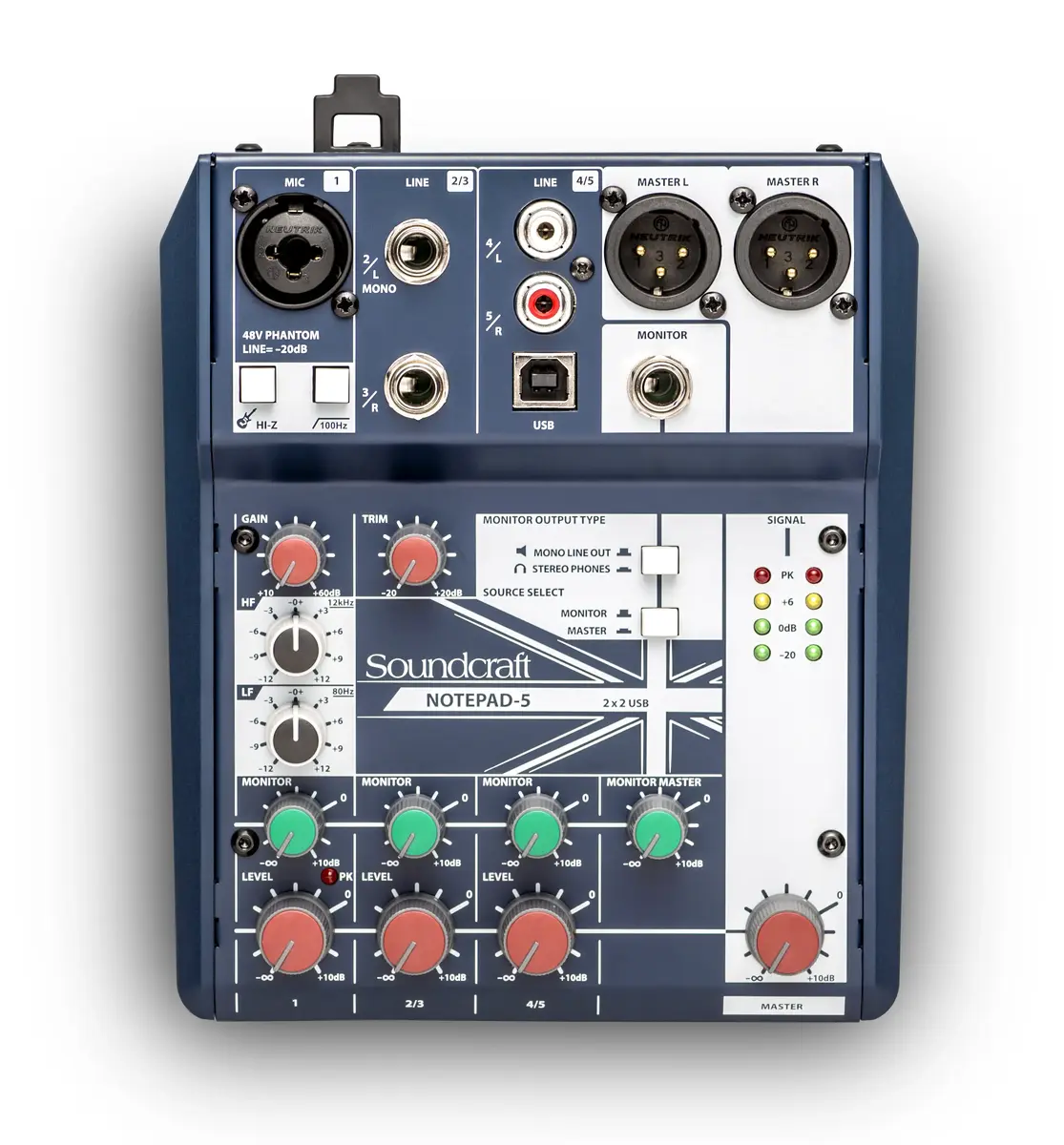 Soundcraft Notepad-5 5‑канальный аналоговый микшер Photo 2
