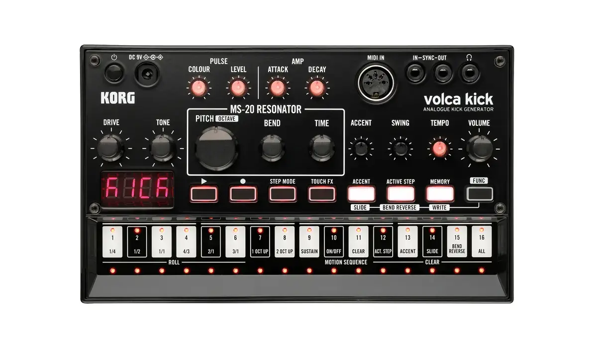 Korg Volca Kick аналоговый кик-синтезатор Photo 2