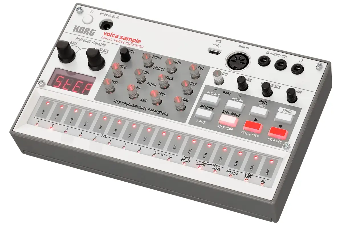 Korg volca sample2 Grey самплер Photo 2