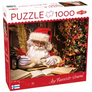 Пазл TACTIC Puzzle Lovers Santa Claus in his House — 1000 деталей, 250×250 мм