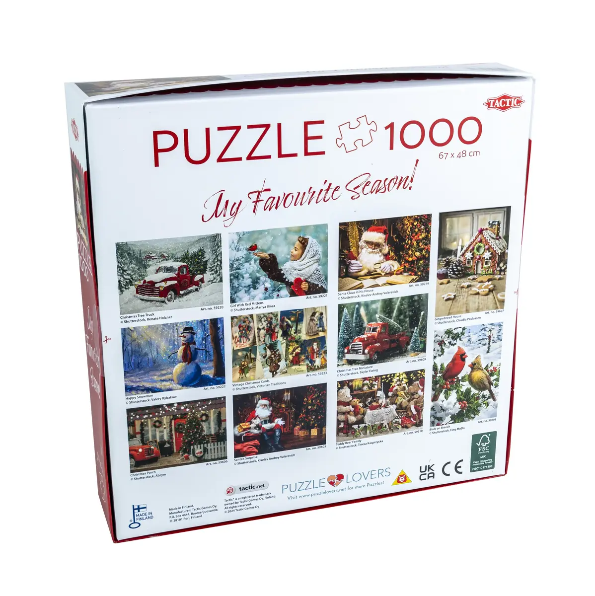 TACTIC Puzzle Lovers Santa Claus in his House — 1000 деталей Photo 5