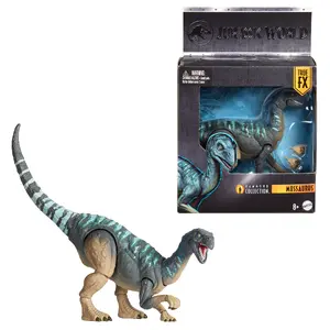 MATTEL Jurassic World Hammond Collection Mussaurus Dinosaur Figure with Deluxe Design and 15 Articulations