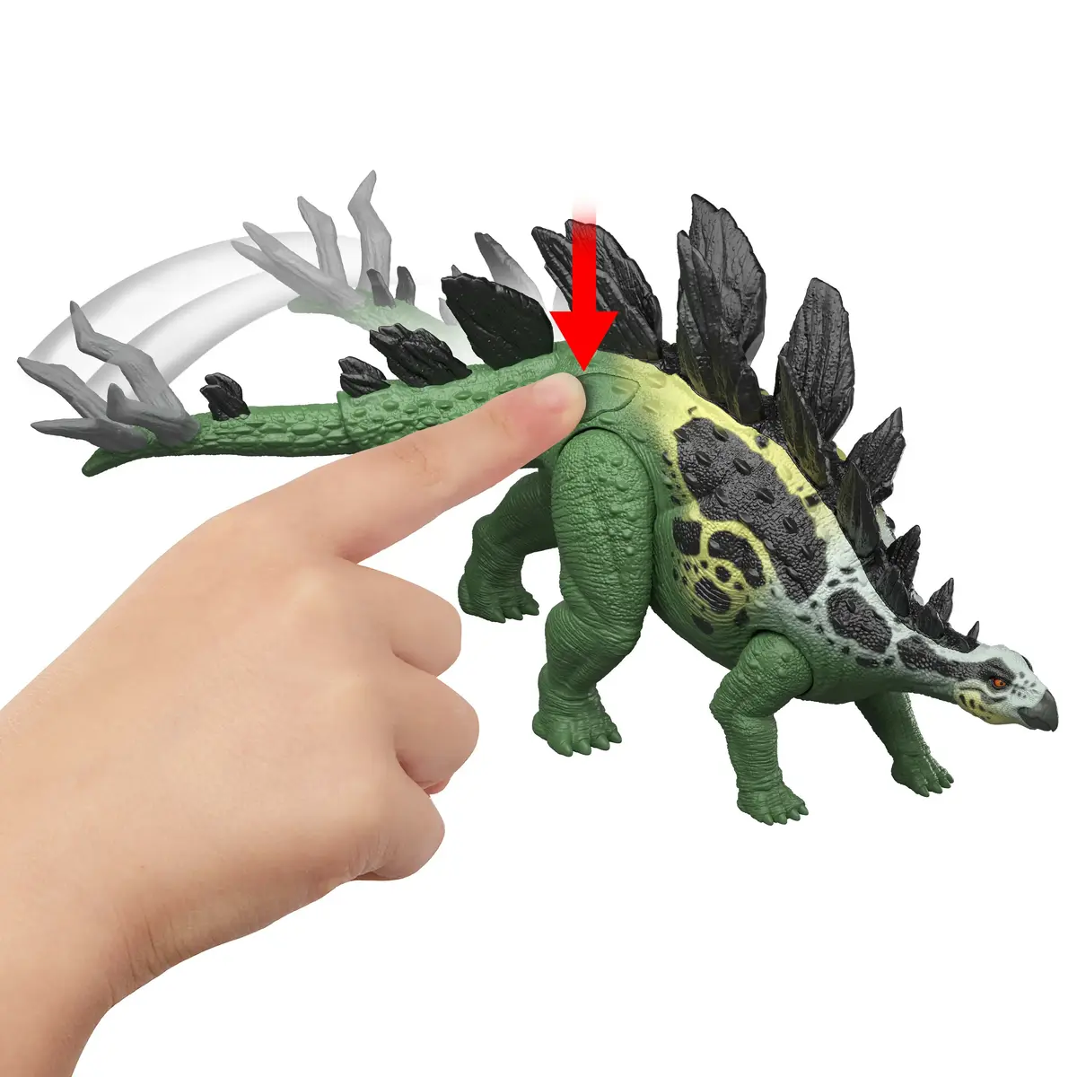 MATTEL Jurassic World GIGANTIC THRASHERS Stegosaurus figūra Photo 3