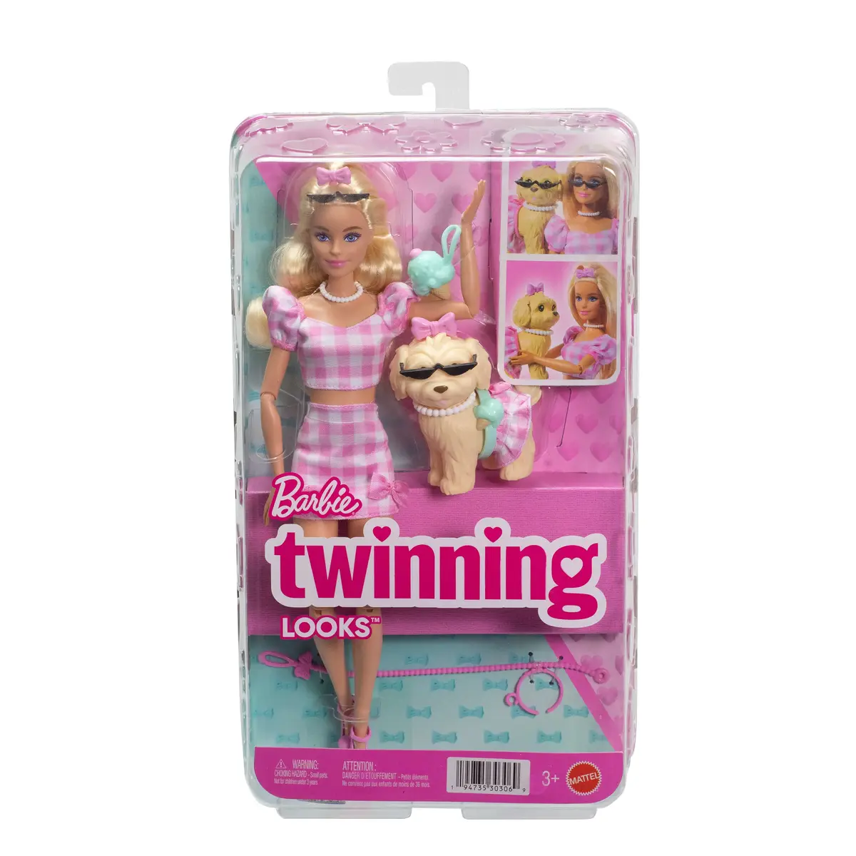 BARBIE Twinning Looks lelle ar kucēnu Photo 6