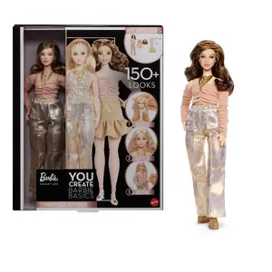 MATTEL Barbie Signature You Create Basics Neutral Kit 003 Customizable Fashion Doll with Universal-Fit Clothing for Children Aged 6 Years and Older