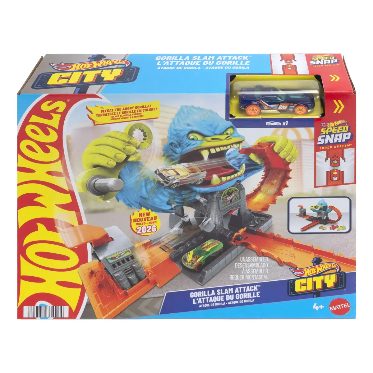 Hot Wheels City Gorilla Slam Attack Playset — MATTEL Photo 5
