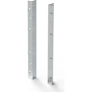 19" rack mounting bracket SCHROFF 9U with handle, set of 2 (MPN 24564798)