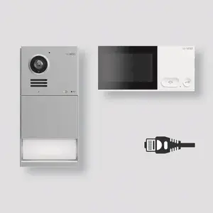 Siedle intercom LAN set Matt Chrome model IQSL-0f Neubau (210013218-00)