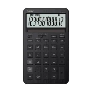 Desktop calculator CASIO JW-200DQ – Basic, 12-digit, tax & profit functions, battery/solar, black