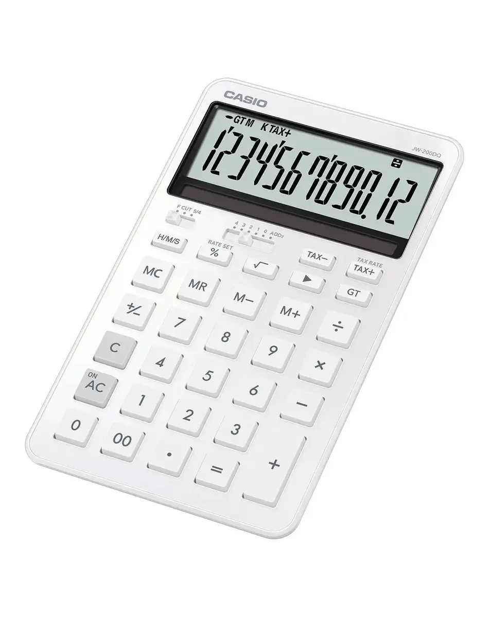 CASIO JW-200DQ настольный 12-разрядный калькулятор Photo 2