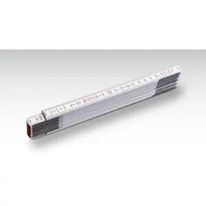 Folding ruler STABILA 600, wooden, 2 m length, 17 mm width, metric